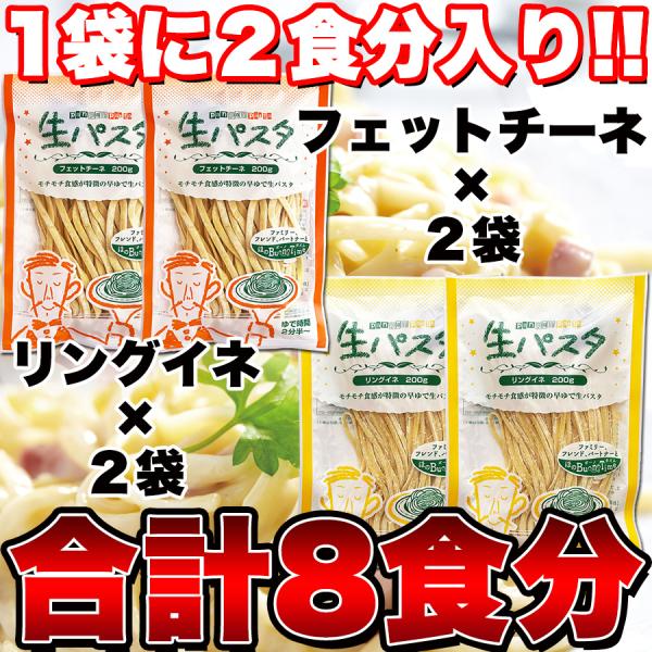 生パスタ 麺 フェットチーネ リングイネ スパゲティ sm00010372