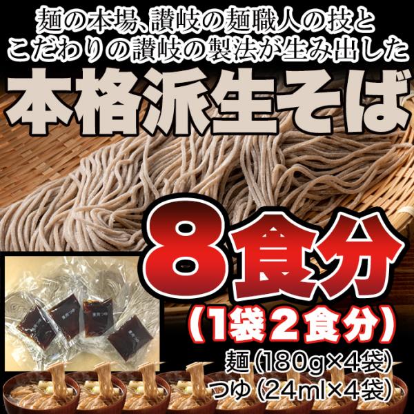 生そば つゆ付き セット 生蕎麦 讃岐 三割 ざるそば ザル 腰