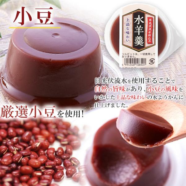 水ようかん 水羊かん 水羊羹 小豆 抹茶 食べきりサイズ 日光伏流水 保存料不使用 宇治抹茶 美味しい おやつ お茶請け 2種 セット 【納期E】【sm00010321】