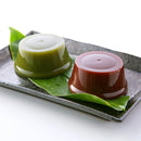 水ようかん 水羊かん 水羊羹 小豆 抹茶 食べきりサイズ 日光伏流水 保存料不使用 宇治抹茶 美味しい おやつ お茶請け 2種 セット 【納期E】【sm00010321】