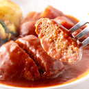 ハンバーグ レトルト デミグラスソース 煮込みハンバーグ 野菜入り にんじん じゃがいも 国産 お惣菜 湯せん レンジ 温めるだけ ポスト投函 【納期E】【sm00010334】