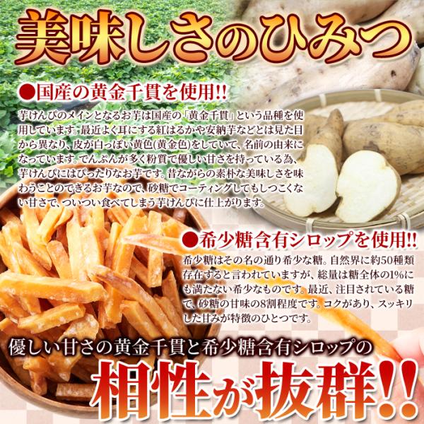 芋けんぴ 芋ケンピ 国産 大量 いもけんぴ 昔ながら 素朴 美味しい おやつ おつまみ サツマイモ さつまいも スイーツ 黄金千貫 希少糖 日本 【納期E】【sm00010343】