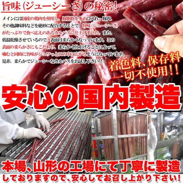 カルパス 訳あり 500g お徳用 着色料不使用 保存料不使用 低温乾燥 国産 柔らかい ドライソーセージ 豚肉 鶏肉 おやつ おつまみ お酒のあて 【納期E】【sm00010350】