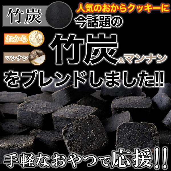 おからクッキー 訳あり 500g 竹炭マンナン 炭パウダー 上白糖不使用 砂糖不使用 卵不使用 小麦粉不使用 乳不使用 ダイエット 満腹 美味しい 【納期E】【sm00010461】