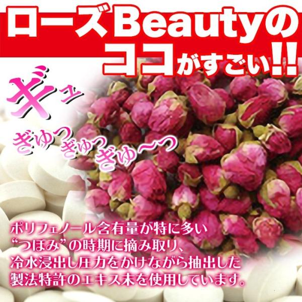薔薇 サプリメント コラーゲン ヒアルロン酸 ポリフェノール ビタミン バラ ローズ 安全 国産 リフレッシュ 匂い 美容 健康 エキス 大容量 【納期A】【sm00010487】