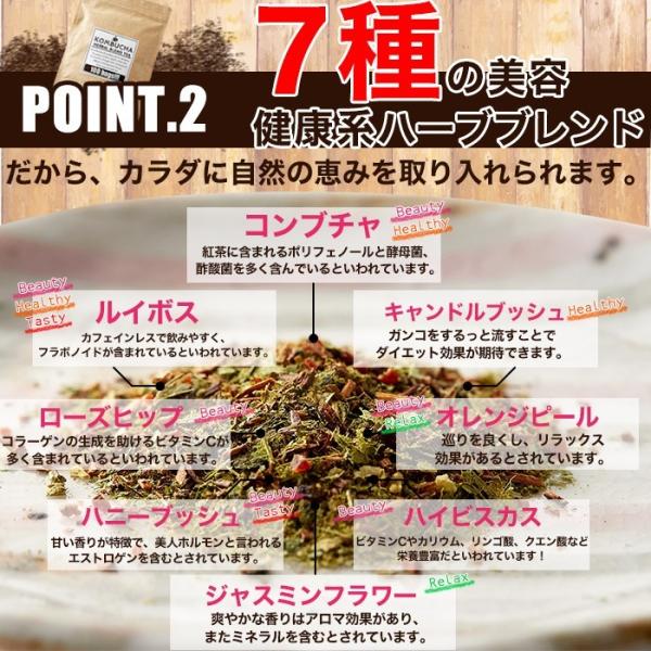 コンブチャ 酵母 紅茶キノコ 菌活 お茶 ハーブ ポリフェノール コラーゲン ダイエット 便秘 ルイボスティー 醗酵 砂糖不使用 保存料 無着色 【納期A】【sm00010517】