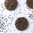 黒胡麻せんべい 煎餅 黒胡麻  国内産 うるち米 胡麻煎餅 ゴマせんべい 国産 国内製造 人工甘味料不使用 保存料不使用 甘辛 醤油 しょうゆ 【納期E】【sm00010586】