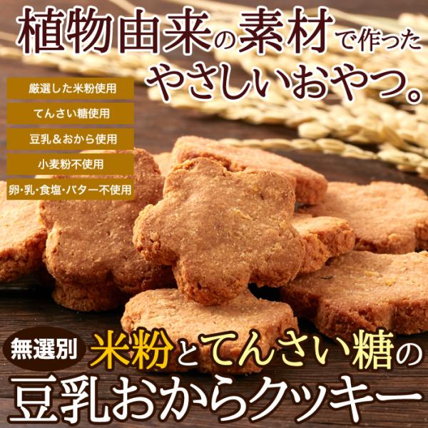 豆乳おからクッキー 豆乳クッキー おからクッキー 訳あり 大量 ダイエット 美味しい 米粉 てんさい糖 国内製造 国産 クッキー ビスケット 【納期E】【sm00010647】