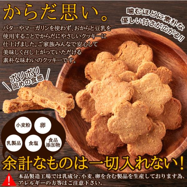 豆乳おからクッキー 豆乳クッキー おからクッキー 訳あり 大量 ダイエット 美味しい 米粉 てんさい糖 国内製造 国産 クッキー ビスケット 【納期E】【sm00010647】