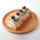 モンブラン ロールケーキ モンブランケーキ 栗 クリ 渋皮煮 マロンペースト ロングサイズ 大きい マロンクリーム ピスタチオ 誕生日 記念日 【納期E】【sm00010772】