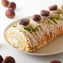 モンブラン ロールケーキ モンブランケーキ 栗 クリ 渋皮煮 マロンペースト ロングサイズ 大きい マロンクリーム ピスタチオ 誕生日 記念日 【納期E】【sm00010772】