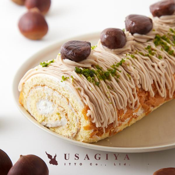 モンブラン ロールケーキ モンブランケーキ 栗 クリ 渋皮煮 マロンペースト ロングサイズ 大きい マロンクリーム ピスタチオ 誕生日 記念日 【納期E】【sm00010772】