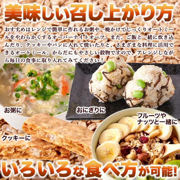 オートミール 大容量 有機栽培 オーツ麦 オーガニック 自然食品