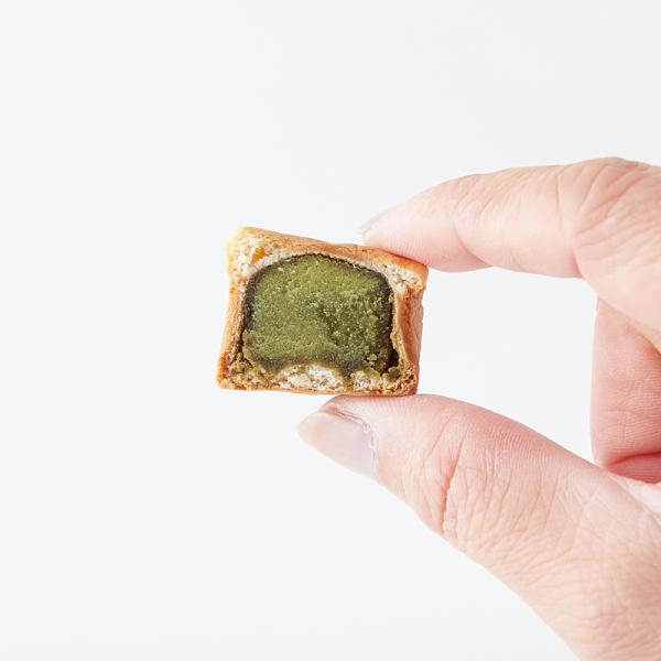 六方焼 500g 抹茶味 六方焼き 宇治抹茶餡 あんこ 餡子 和菓子 こし餡 こしあん お茶請け 個包装 食べやすい うす皮 薄皮 まんじゅう 饅頭 【納期E】【sm00010832】