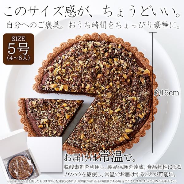 タルトケーキ ガトーショコラ タルト チョコケーキ 5号 ホール