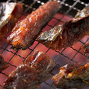 焼さばジャーキー 焼き鯖ジャーキー サバジャーキー おつまみ おやつ 魚 肴 濃いめ 甘め 味 美味しい 珍味 低温 タンパク質 EPA DHA 鉄分 【納期E】【sm00011133】