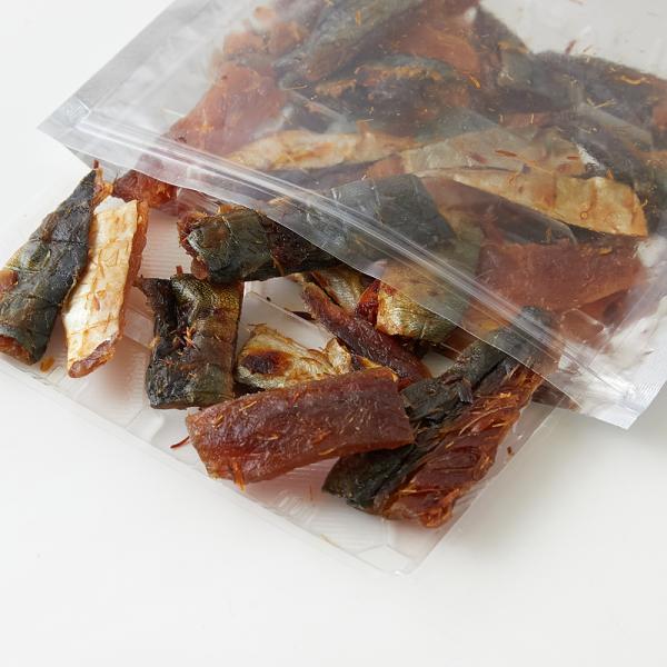 焼さばジャーキー 焼き鯖ジャーキー サバジャーキー おつまみ おやつ 魚 肴 濃いめ 甘め 味 美味しい 珍味 低温 タンパク質 EPA DHA 鉄分 【納期E】【sm00011133】