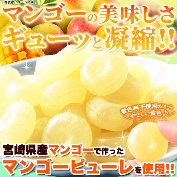 マンゴーキャンディ 宮崎 アメ 飴 宮崎マンゴー キャンディ マンゴーピューレ 個包装 大容量 着色料不使用 国内製造 トロピカル フルーツ 【納期E】【sm00011140】