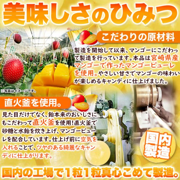マンゴーキャンディ 宮崎 アメ 飴 宮崎マンゴー キャンディ マンゴーピューレ 個包装 大容量 着色料不使用 国内製造 トロピカル フルーツ 【納期E】【sm00011140】
