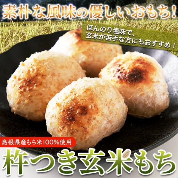 玄米もち 杵つき 塩味 おもち 餅 もち米 玄米 国産 真空パック 島根県産 奥出雲 大容量 600g そのまま 食べれる アレンジ 【納期E】【sm00011199】