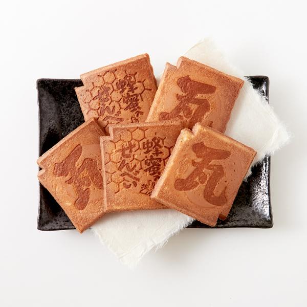 瓦せんべい 瓦煎餅 蜂蜜入り はちみつ ハチミツ 国産 素朴な シンプル 美味しい おやつ お菓子 和菓子 せんべい 煎餅 上白糖 個包装 小分け 【納期E】【sm00011214】