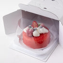 ホールケーキ 苺 イチゴ いちご ストロベリー 練乳 4号 生クリーム 甘酸っぱい イチゴバナージュ ガナッシュ スポンジ アルコール不使用 【納期E】【sm00011390】