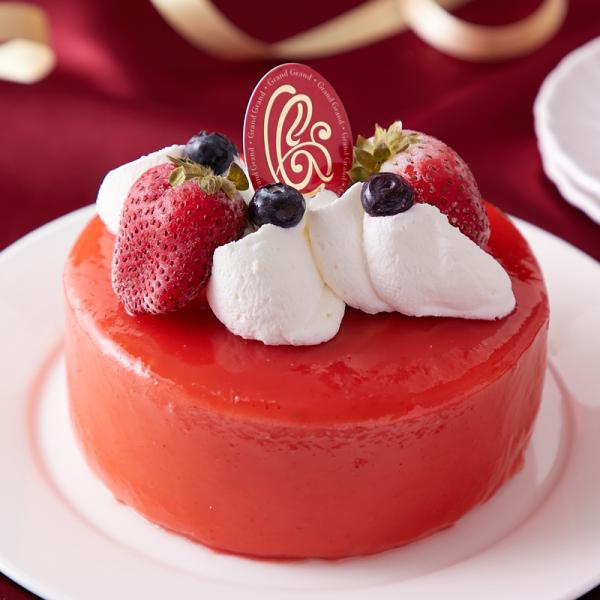 ホールケーキ 苺 イチゴ いちご ストロベリー 練乳 4号 生クリーム 甘酸っぱい イチゴバナージュ ガナッシュ スポンジ アルコール不使用 【納期E】【sm00011390】