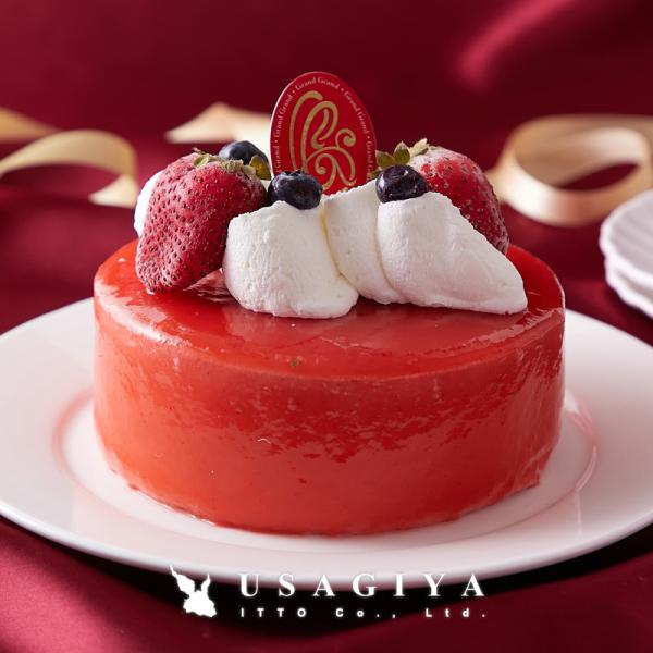 ホールケーキ 苺 イチゴ いちご ストロベリー 練乳 4号 生クリーム 甘酸っぱい イチゴバナージュ ガナッシュ スポンジ アルコール不使用 【納期E】【sm00011390】