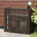 室外機カバー 室外機 日よけ 逆ルーバー 雨風 直射日光 ナチュラル カントリー 園芸 木製 おしゃれ 北欧 庭 玄関 ベランダ 屋上 マンション 戸建 目隠し 節電 【納期B】【sms-ac-m1025】