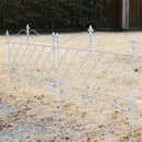 アイアンフェンス ホワイト おしゃれ ガーデニング 外構 庭 自立式 ガーデンフェンス 埋め込み DIY 白 柵 低め 差し込み 【納期B】【sms-af008】