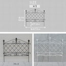 アイアンフェンス ホワイト おしゃれ ガーデニング 外構 庭 自立式 ガーデンフェンス 埋め込み DIY 白 柵 低め 差し込み 【納期B】【sms-af008】