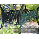 ガーデンセット 5点セット ガーデンチェア ガーデンテーブル 長方形 アルミ製 椅子 ヨーロピアン 北欧 南欧 レトロ 庭 屋外 テラス ベランダ 緑 白 【納期B】【sms-alt-re132-5p】