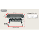 ガーデンテーブル 1台 単品 長方形 アルミ テーブル ガーデニング ヨーロピアン 北欧 南欧 レトロ 庭 屋外 テラス ベランダ グリーン 緑 ホワイト 白 【納期B】【sms-alt-re132】