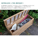 ベンチ 屋外 収納 木製 椅子 ガーデンベンチ 背もたれなし おしゃれ 庭 玄関 収納スペース ストッカー ガーデニング用品 白 ホワイト 腰掛け スツール 幅 90cm 【納期B】【sms-bb-w90】