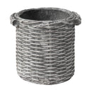 プランター 8号鉢 サイズ おしゃれ プランターカバー 鉢植え 花 バスケット ガーデニング 園芸 ガーデン 玄関 庭 屋外 屋内 ノスタルジック 円形 円柱 鉢カバー 【納期B】【sms-bspl-255】