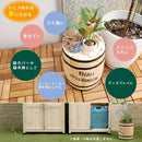 コーヒー樽 コーヒーバレル 水抜き穴 ごみ箱 傘立て おしゃれ 庭 ブルーマウンテン ガーデニング オブジェ 飾り 庭 玄関 カントリー風 【納期B】【sms-cb-233040ns】