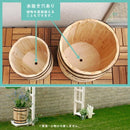 コーヒー樽 コーヒーバレル 水抜き穴 ごみ箱 傘立て おしゃれ 庭 ブルーマウンテン ガーデニング オブジェ 飾り 庭 玄関 カントリー風 【納期B】【sms-cb-233040ns】