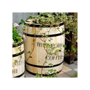 樽 バレル オブジェ 飾り 庭 玄関 ガーデニング 園芸 置き物 ディスプレイ ゴミ箱 ごみ箱 傘たて 傘立て 収納 棚 珈琲バレル インテリア エクステリア 木製 【納期B】【sms-cb-3040n】