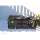 ベンチセット ベンチ ステップ台 プランター 屋外 おしゃれ 木製 庭 ガーデニング 縁台 縁側 デッキ 庭先 椅子 玄関 エントランス 鉢植え 菜園 花 花壇 野菜 【納期B】【sms-de-17455plst】