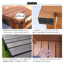 ベンチ 腰掛け ステップ台 プランター 屋外 おしゃれ 木製 庭 ガーデニング 縁台 縁側 デッキ 庭先 椅子 軒先 玄関 エントランス 鉢植え 菜園 花 花壇 野菜 【納期B】【sms-de-17488plst】