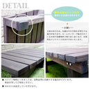 縁台 木製 ウッドデッキ おしゃれ 180 幅 180cm 北欧 ナチュラル 和風 腰掛け ベンチ 軒先 庭 天然木製デッキ 階段 置くだけ diy ベランダ テラス バルコニー 【納期B】【sms-de-18090】