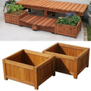 木製プランター プランターカバー 鉢 植木鉢 プランター 木製 庭 ベランダ マンション おしゃれ 屋外 【納期B】【sms-dep-2lb45】