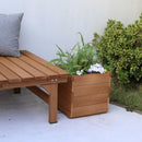 プランター 木製 ナチュラル 北欧 おしゃれ ガーデニング 天然木 鉢植え カバー 菜園 直植え 花壇 野菜 屋外 ガーデニング 縁側 庭先 軒先 玄関 エントランス 【納期B】【sms-dep-36】