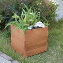 プランター 木製 ナチュラル 北欧 おしゃれ ガーデニング 天然木 鉢植え カバー 菜園 直植え 花壇 野菜 屋外 ガーデニング 縁側 庭先 軒先 玄関 エントランス 【納期B】【sms-dep-36】