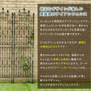 柵 枠 アイアン ガーデンフェンス diy ガーデニング 仕切り 目隠し 境目 ヨーロピアン クラシカル アンティーク 北欧 2枚セット 【納期B】【sms-dnf220-2p】