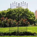 柵 枠 アイアン ガーデンフェンス diy ガーデニング 仕切り 目隠し 境目 ヨーロピアン クラシカル アンティーク 北欧 2枚セット 【納期B】【sms-dnf220-2p】