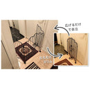 アイアンフェンス スチールフェンス 折り畳み 折りたたみ 柵 自立 スタンド 北欧 おしゃれ 庭 ガーデニング 玄関 ガレージ 園芸用品 ホワイト 白 ブラック 黒 【納期B】【sms-eg1200】