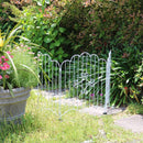 アイアンフェンス スチールフェンス 折り畳み 折りたたみ 柵 自立 スタンド 北欧 おしゃれ 庭 ガーデニング 玄関 ガレージ 園芸用品 ホワイト 白 ブラック 黒 【納期B】【sms-eg1200】