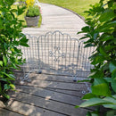 アイアンフェンス スチールフェンス 折り畳み 折りたたみ 柵 自立 スタンド 北欧 おしゃれ 庭 ガーデニング 玄関 ガレージ 園芸用品 ホワイト 白 ブラック 黒 【納期B】【sms-eg1200】