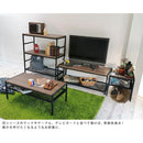 サイドテーブル 玄関 物置き エントランス リビング 寝室 ウォールナット調 コンパクト シンプル スチール フレーム 黒 ブラック 木目 おしゃれ スタイリッシュ 【納期B】【sms-gn-st400】